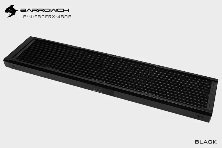 Imagem -05 - Barrowch-radiador de Cobre Modular 360 mm Entrada de Display Oled Adequado para Ventilador de 120 mm Dissipação de Calor Ventilador Refrigerador Fbcfrx360