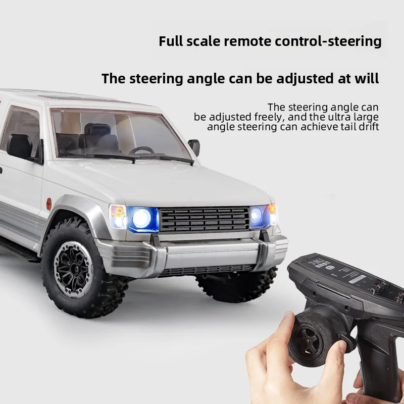 VOOR LDRC 1/14 LD1297 Rc Op afstand bestuurbaar voertuig met verlichte vierwielaandrijving Off-road voertuig Simulatiemodel Speelgoed