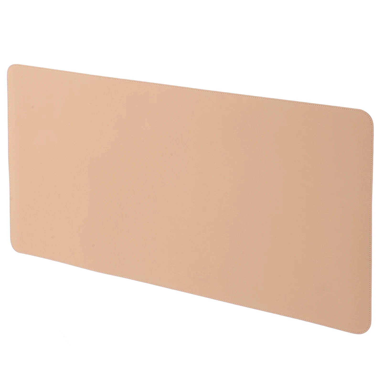 

Dualsided Desk Mat 90x45cm Khaki PU Cork Protect Pad Large Mousepad Office Home NonSlip Blotter Table Cover
