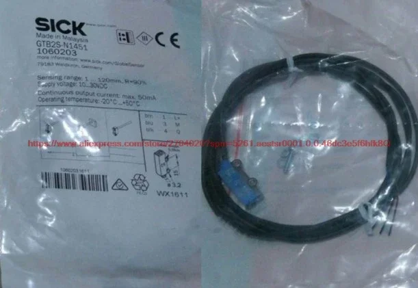

100% новый и оригинальный датчик фотоэлектрического переключателя GTB2S-N1451