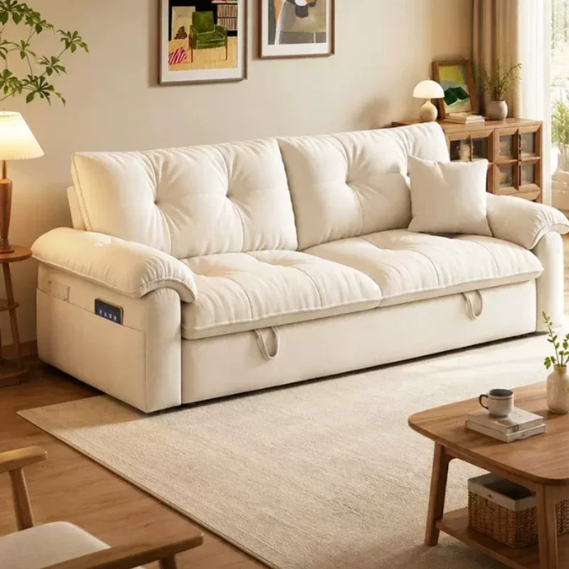 Armchair Sofa Bed Comfortable Relaxer Storage Compression Modern Couch Adults Apartment Muebles Para El Hogar Furniture Home