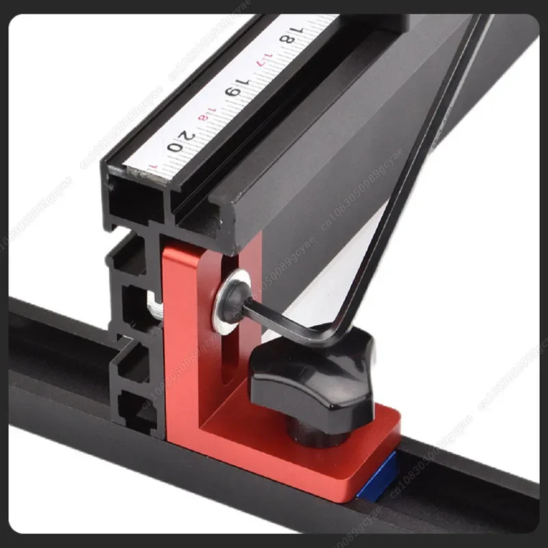 Woodworking T Slot Miter Track Fence Stop T-track Slot Sliding Connector Miter Track Stop Chute Locator Table Saw Rail Connector