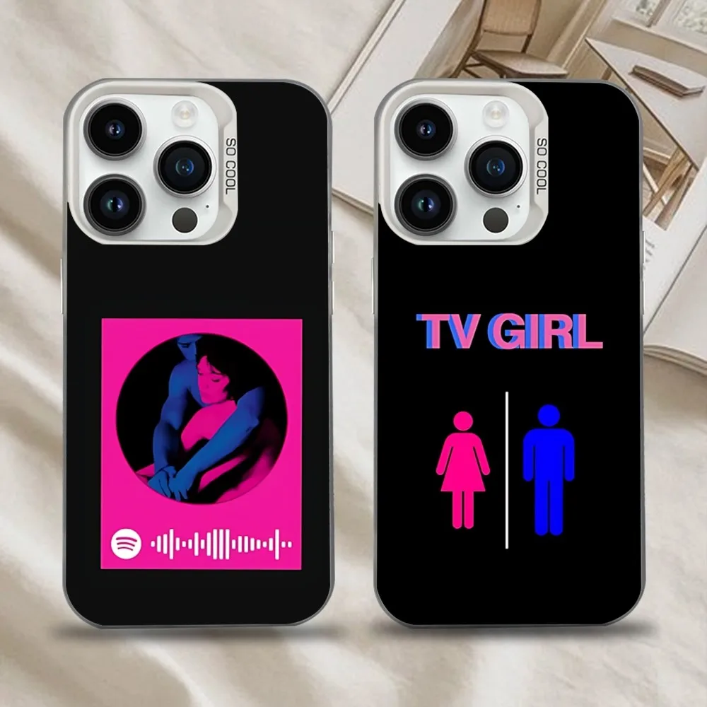 

Tv Girl Who Really Cares Phone Case For iPhone 16,15,14,13,12,11,Mini,Pro,SE,MAX White Matte Shockproof Cover