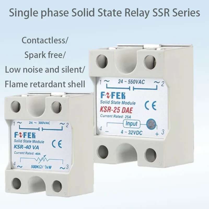 Original single-phase solid-state control module KSR-25DA DA-H 40DA 75DA 40DAE full specification industrial control accessories