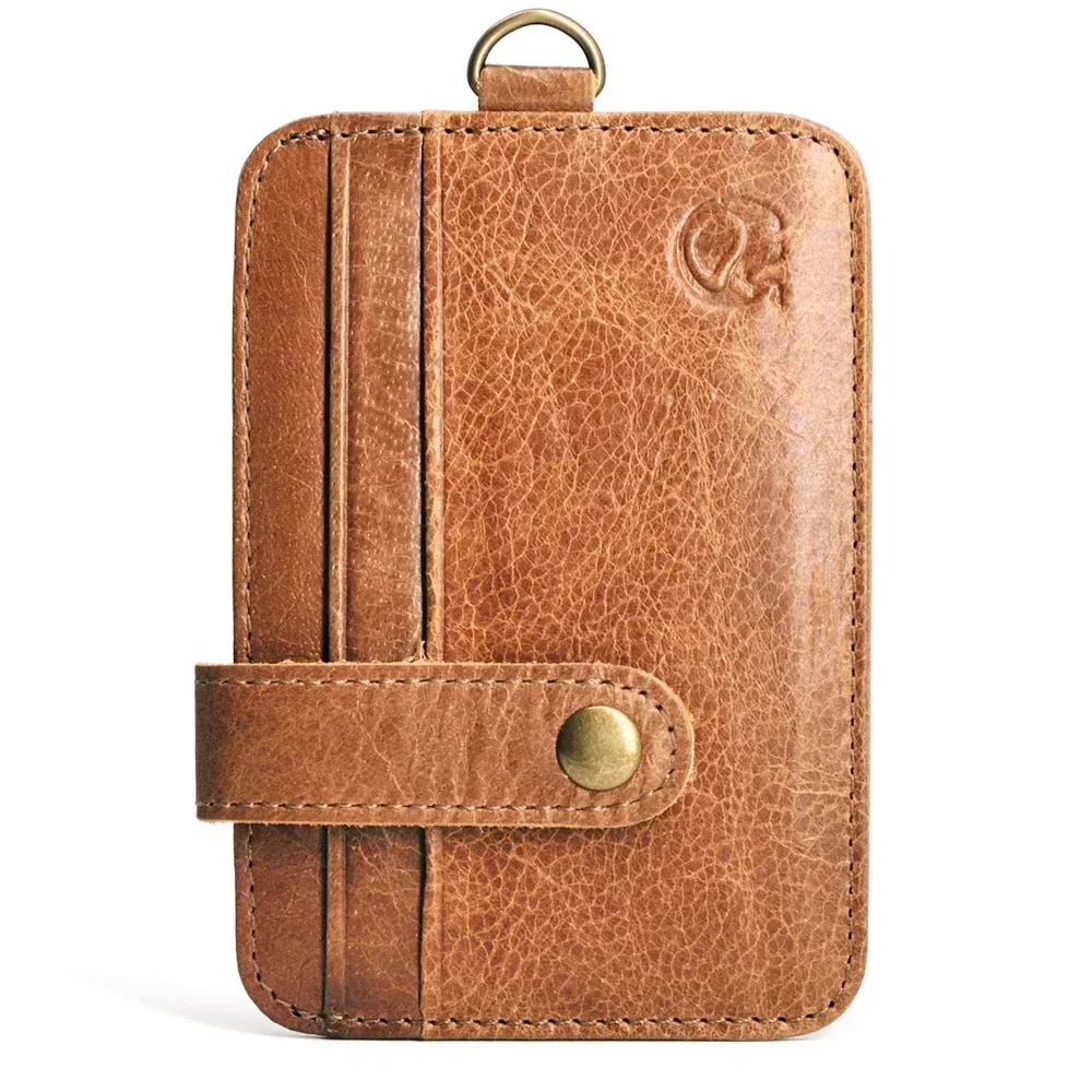 خمر للجنسين محفظة صغيرة جلد البقر معرف حامل بطاقة الائتمان الاستخدام اليومي قصيرة ضئيلة محفظة متعددة فتحة بطاقة vsэсы Е ЕСНК