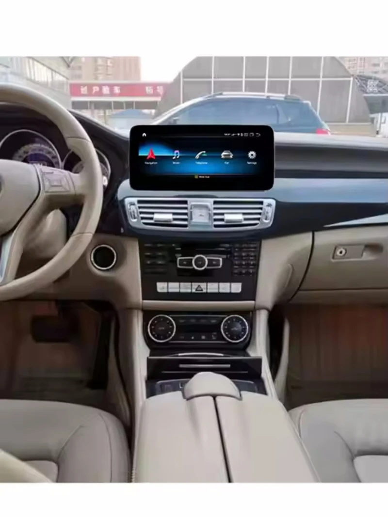 Aotsr 12,3 "Android 13 reproductor estéreo Multimedia GPS Radio de coche vídeo electrónica automática para Mercedes Benz CLS550 W218 2014-2017