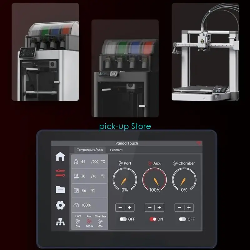 Q5WA Effizienter -Druckpanda -Touchsbildschirm 5 Anzeige für Labor P1