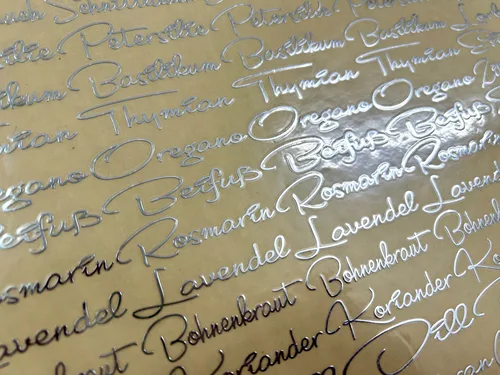 Imagen 2 del producto Pegatina de transferencia de metal autoadhesiva con nombre de texto personalizado 3D, con cualquier texto en oro y plata, fácil de rasgar 50PCS 50x10mm