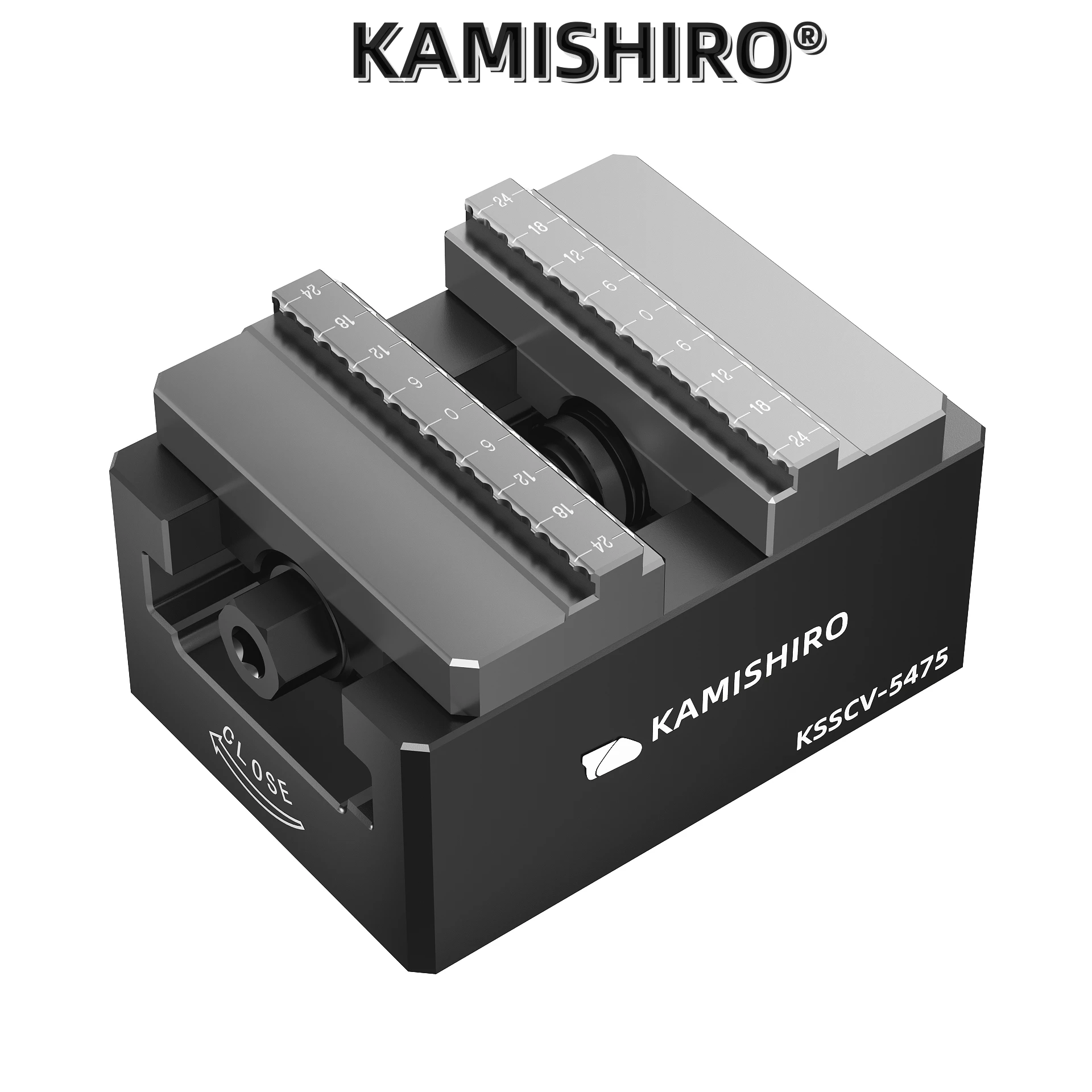 KSSCV-5475 CNC Vise 75mm Universal Precision Self Centering Vice 3Axis 4Axis 5thAxis CNC Machine Vice Kamishiro Clamping System