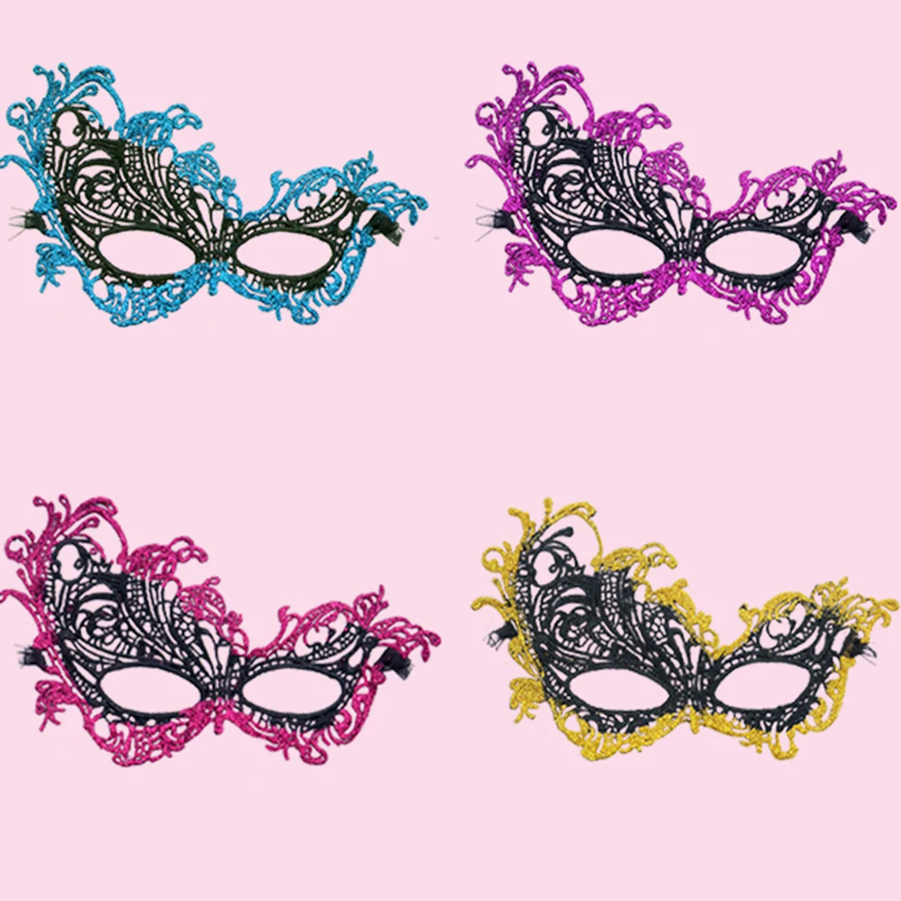 Party Masks Hollowed Out Masquerade Mask Lace Half-Face Mask Creative Fancy Prom Mask For Masquerade Ball Halloween Party