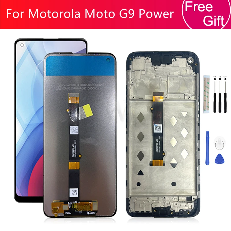 For Motorola Moto G9 Power LCD Display Touch Screen Digitizer Assembly For Moto G9 Power Lcd XT2091 XT2091-4 Replacement Repair