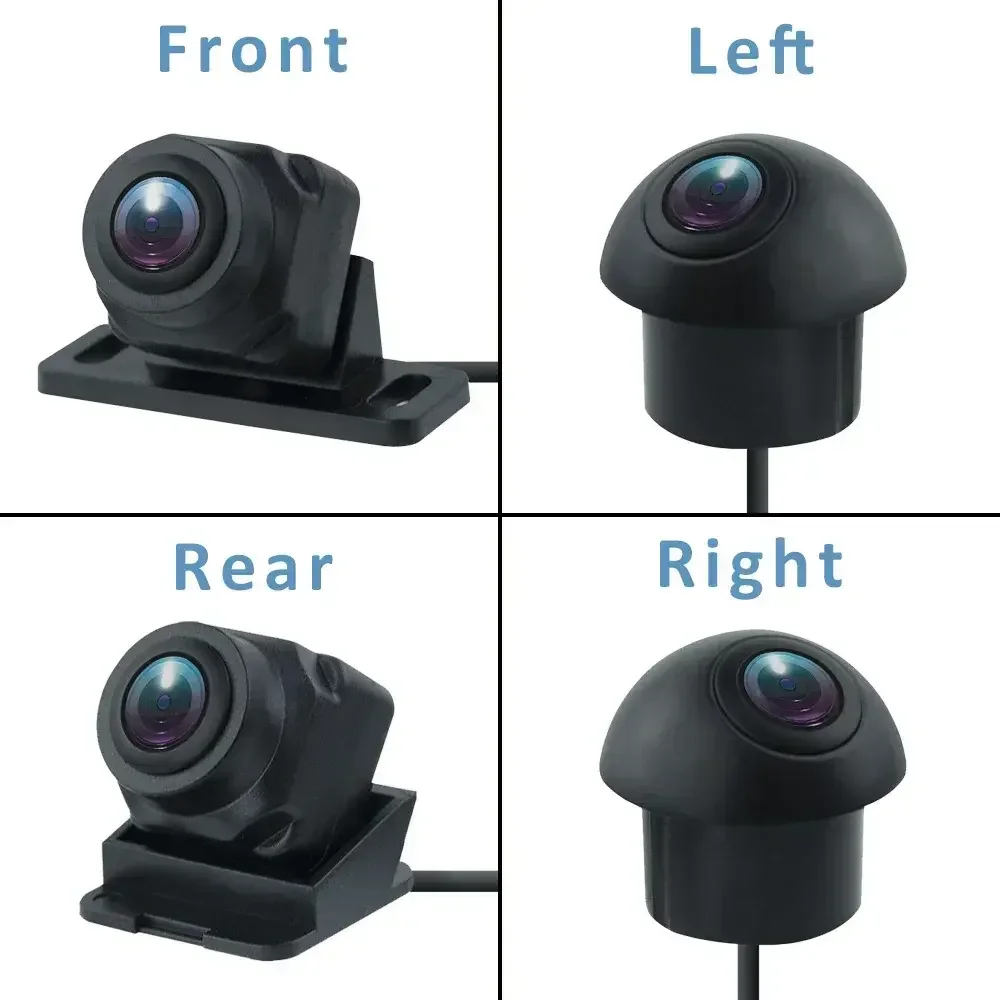 360 panoramic 720P high definition camera left front right 3D surround Android car radio plug and play