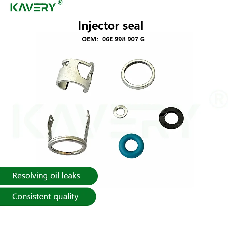 

For 4Set 6Set Fuel Injector Repair Seal Kit For A4 S4 A5 S5 A6 S6 A7 A8 S8 Sportback Q5 2.8 3.2 V6 06E998907 06E998907G