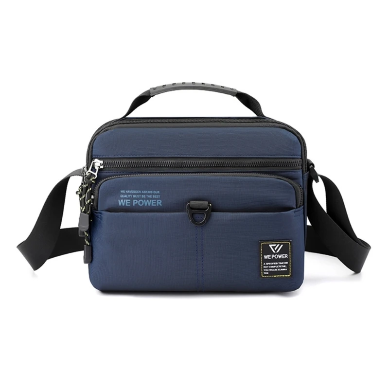 Tieners Casual Crossbody Tas Mannelijke Schoudertas met grote capaciteit Heren Messenger Bag E74B