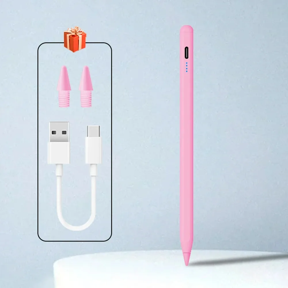 Neuer Stylus-Stift mit Handballenerkennung für Apple Pencil, kompatibel mit iPad 8./9./10./11. Generation, A16 2025 Pro 11, 12.9, 13, M5 Air 11, M4, 5, 4, 3, Mini 7, 6