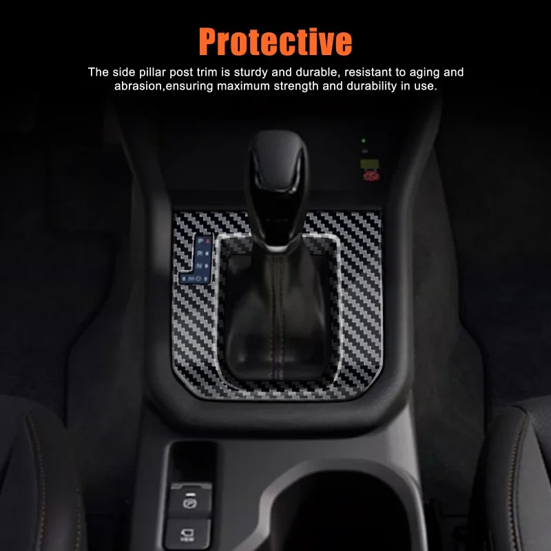 ABS ألياف الكربون وحدة التحكم المركزية والعتاد التحول الإطار ل 2025 + سوبارو فورستر (الببتيد الأيسر) والعتاد التحول تقليم اكسسوارات السيارات #3