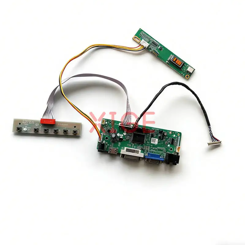 

Плата контроллера ЖК-матрицы для LTM12C278E G104SN02 TM121SV LT121SS VGA+DVI+HDMI 800x600 LVDS-20Pin 800*600 1-CCFL Комплект для самостоятельной сборки