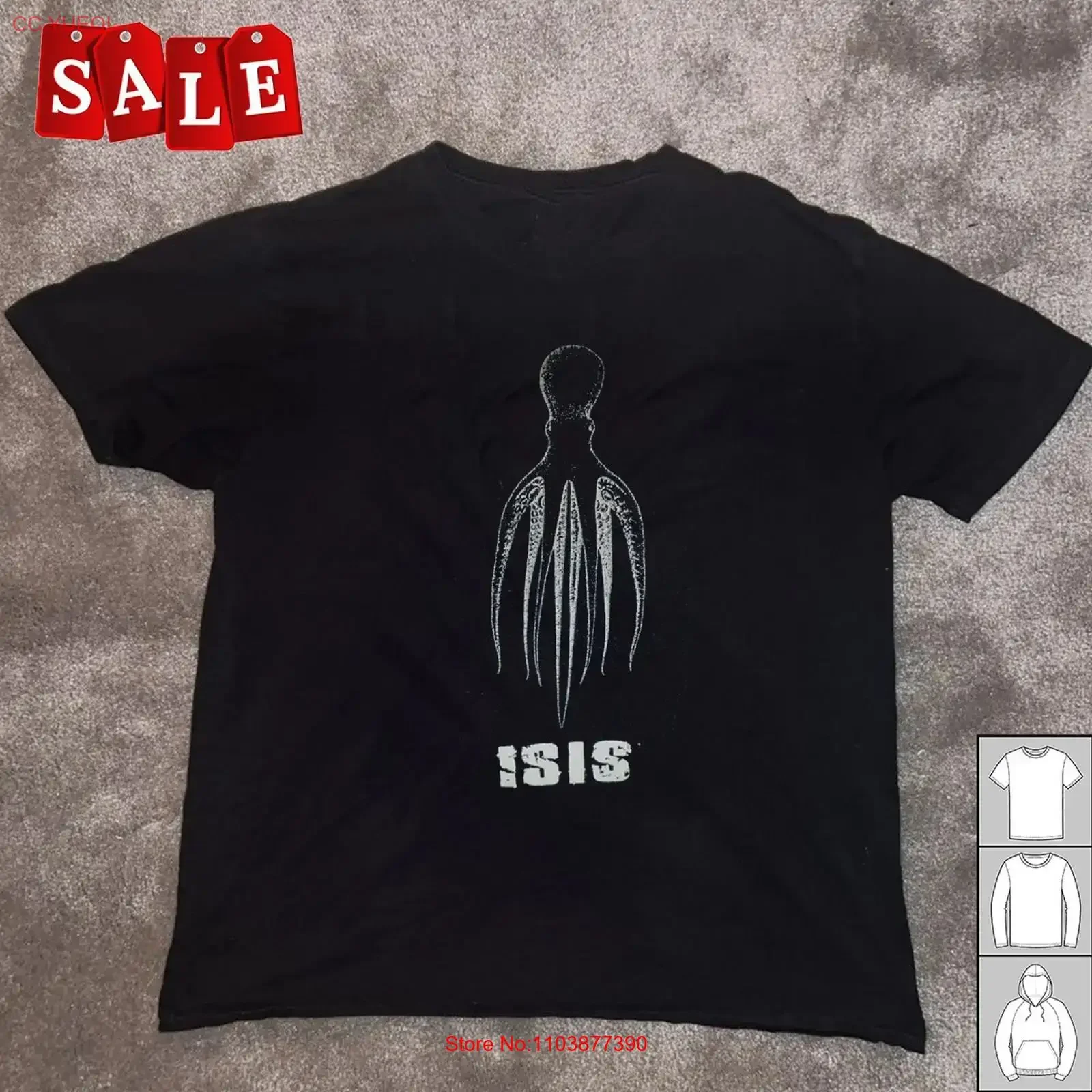 Neues Isis-Band-T-Shirt für Fans, S 5XL, CA587, Vintage-Stil, leicht gewaschen, bequem, lässig, vielseitig, weich, Unisex-Grafik