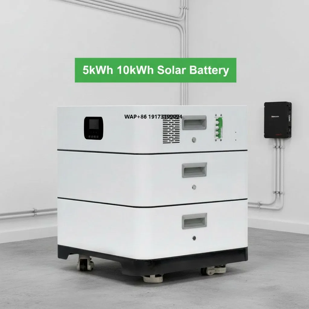 

Хорошая производительность, 51,2 В, 200 Ач, штабелируемая литиевая батарея, 5 кВтч, батарея LifePo4 для домашней системы хранения энергии