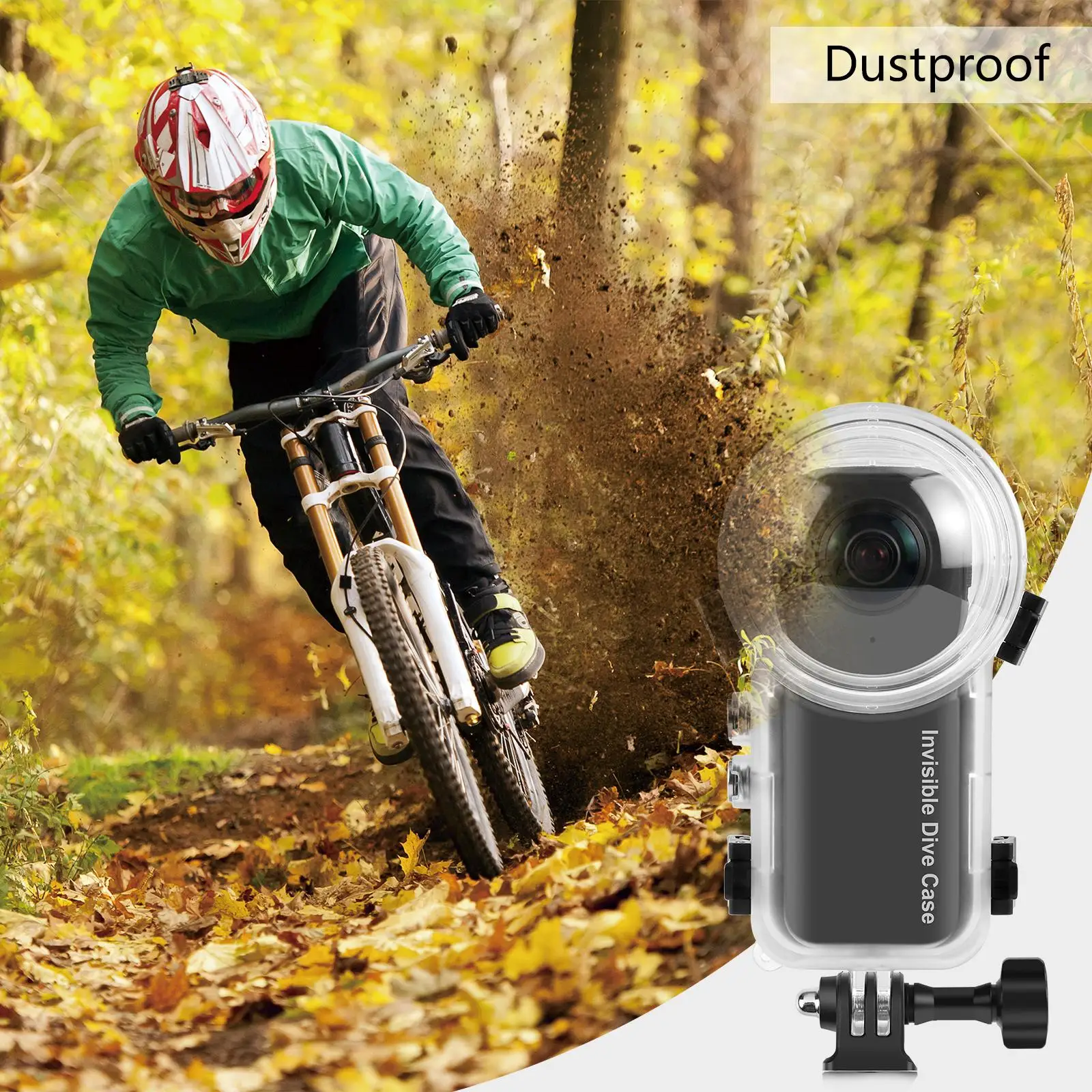 PULUZ 50m Wasserdichtes, Versiegeltes Tauchgehäuse für Insta360 X4 Unterwasser-Schutzhülle Sport-Action-Kamera-Zubehör – Detail 8