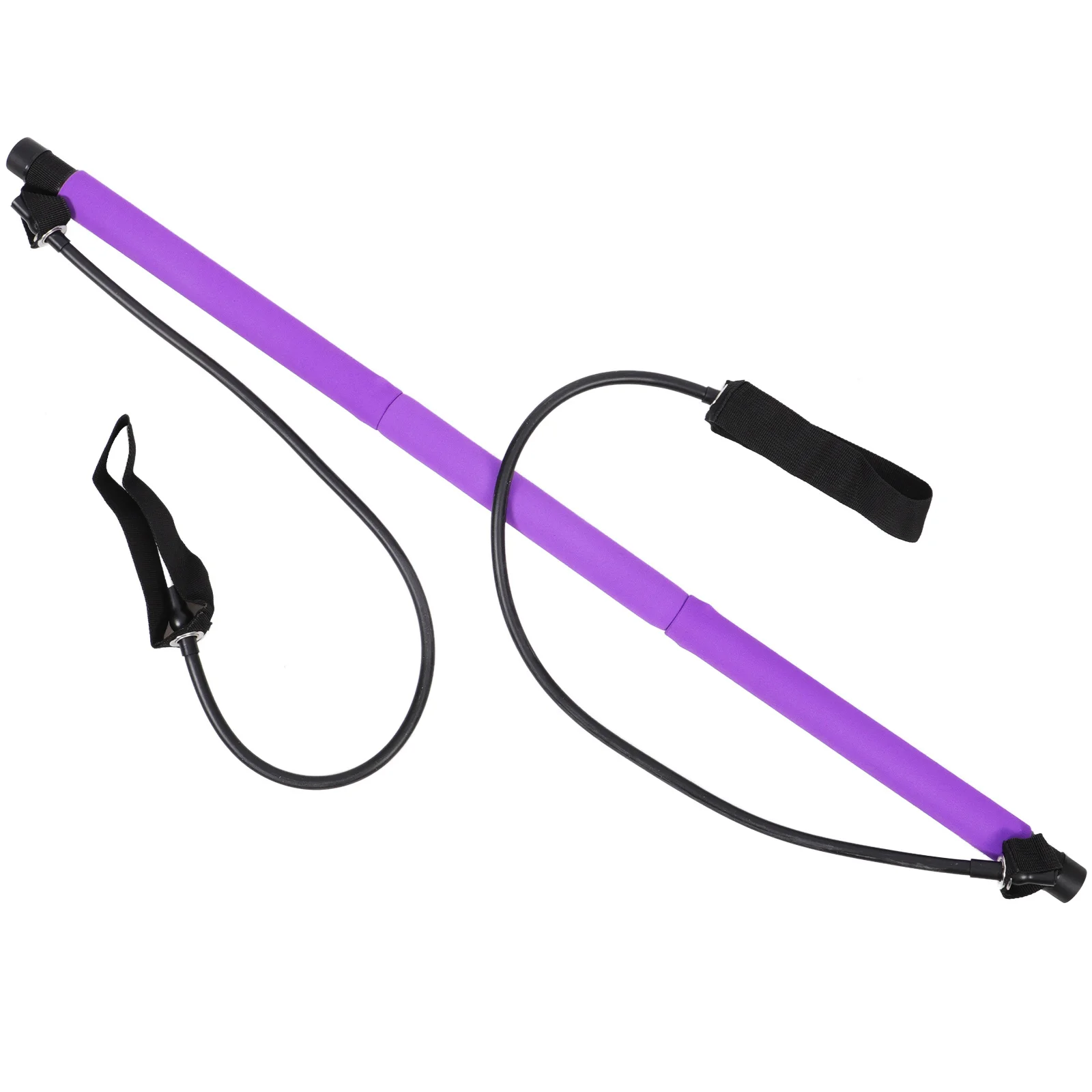 

1Pcs Pilates Resistance Band Fitness Bar Bodybuilding Workout Exercise Equipment Training Muscle Trainer Pilates