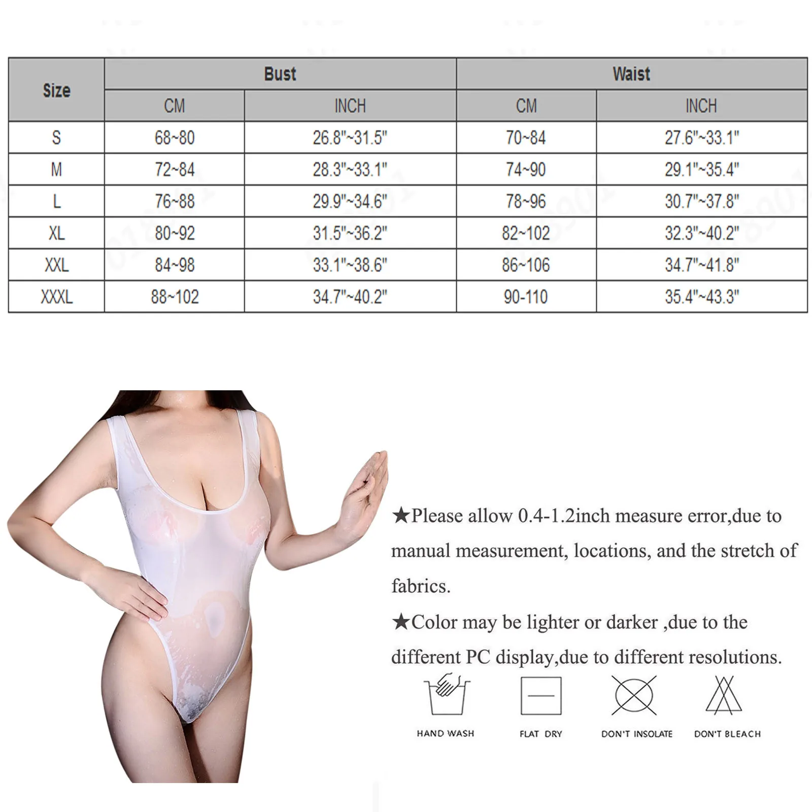Mesh Women Sexy Lingerie See Through Glossy Bodysuit Silky Smooth Crothless Jumpsuit Lace Stockings Women's Erotic Thong Pajamas image 3