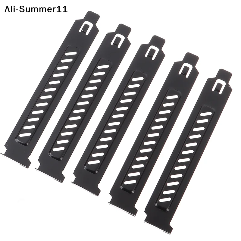 【Gy11】5Pcs PCI Slot Cover Dust Filter Blanking Board Cooling Fan Dust Filter Ventilation