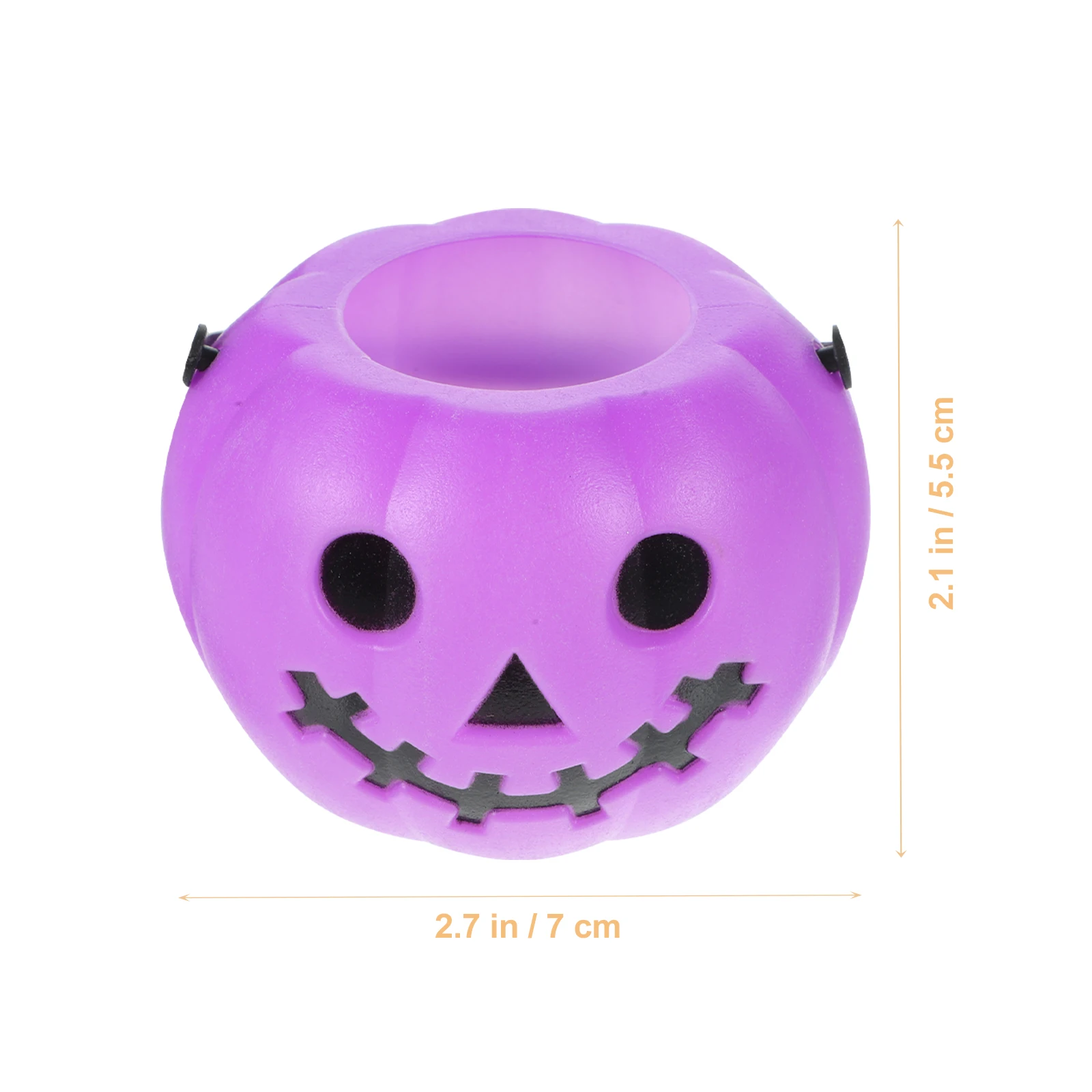 3Pcs Halloween Candy Bucket Pumpkin Ghost Cauldron for Trick or Treat Bucket Plastic Witch Pots for Kids Party Favors