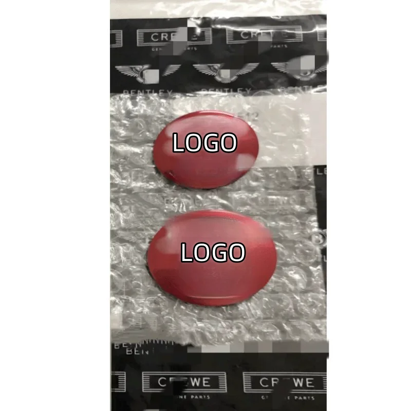 for Bentley Speed Continental GT Engine cover mark B Labeling Rear cover button labeling red B wheel cover