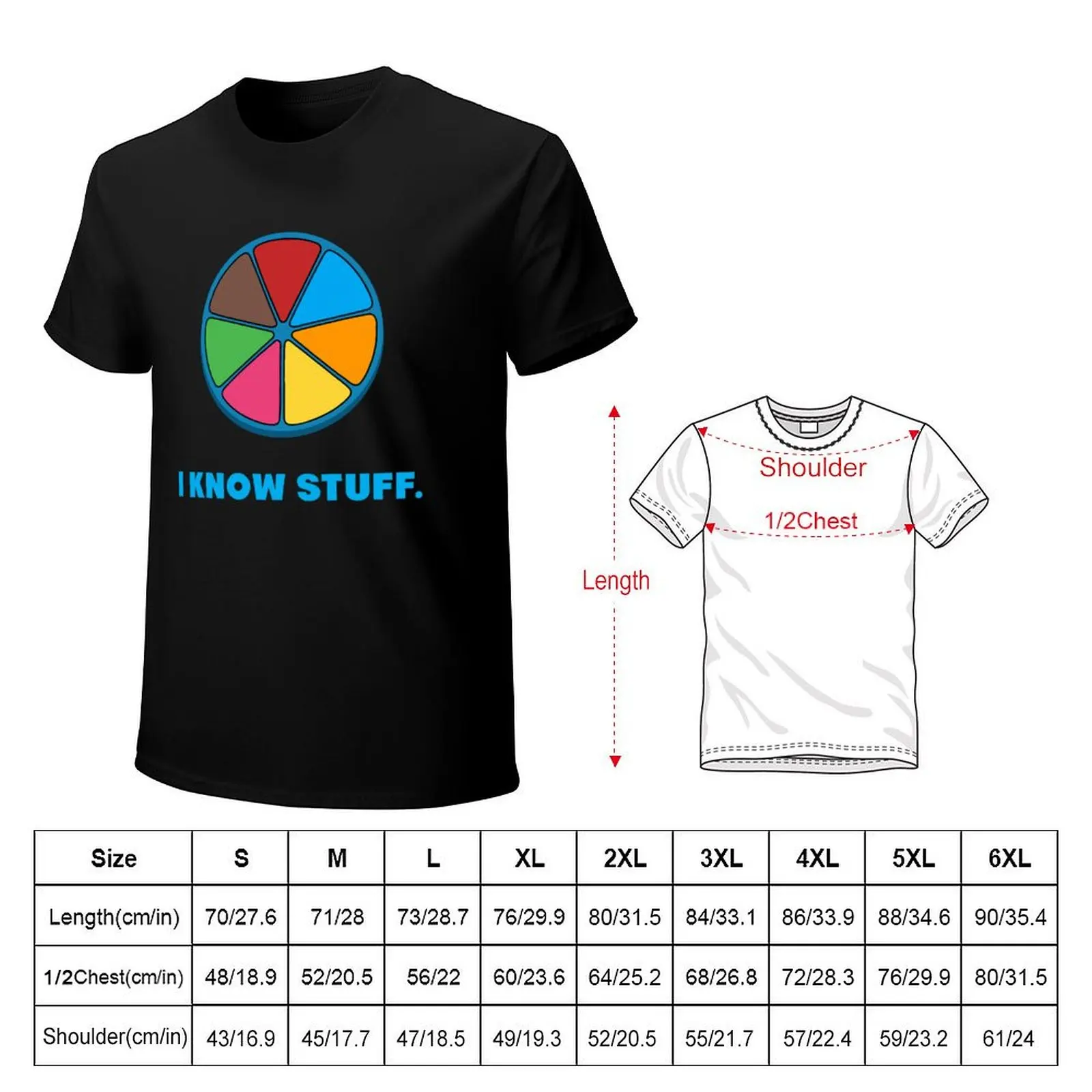Trivial Pursuit I Know Stuff T-Shirt Basic Casual Wear Short Sleeve Top