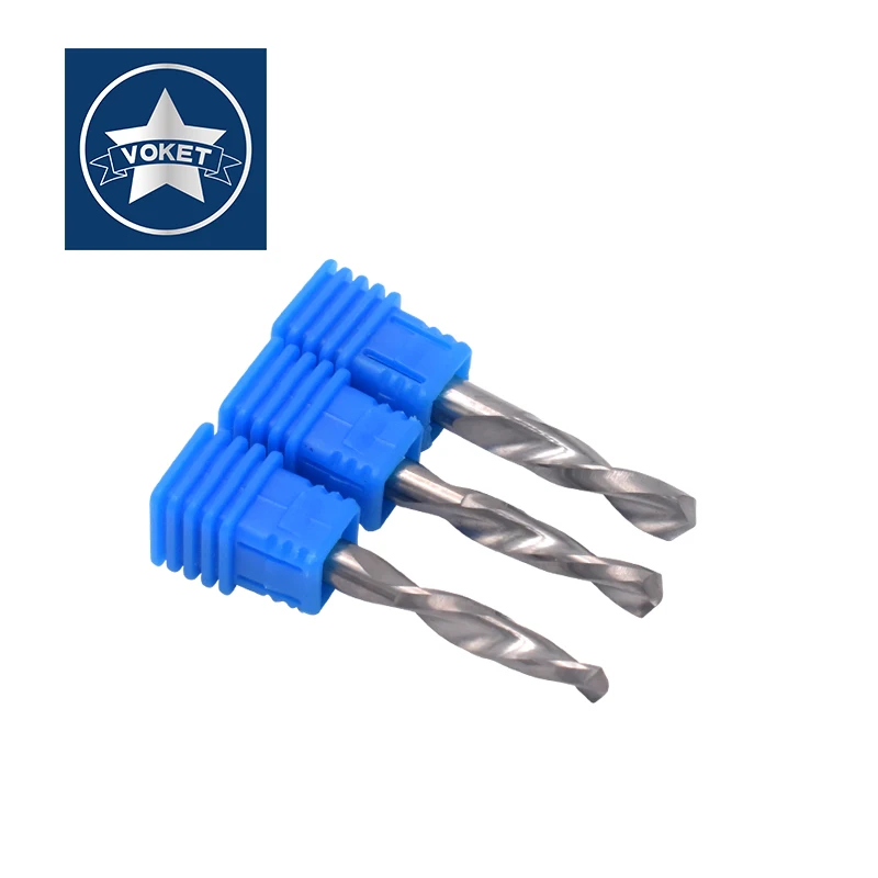 Máquina CNC de carburo de tungsteno, broca de acero con punta giratoria, vástago recto, monolítico, izquierda, 0,9, 1,0, 1,08, 1,2, 1,3, 1,4, 1,5, 1,6, 1,7