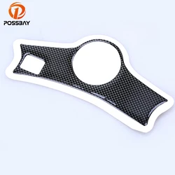 Carbon naklejka motocyklowa Pad potrójne czubek choinki zacisk górny przedni koniec naklejki kalkomanie samochodu dla Honda CBR 600 cbr 600 F4/F4i 1999-2007