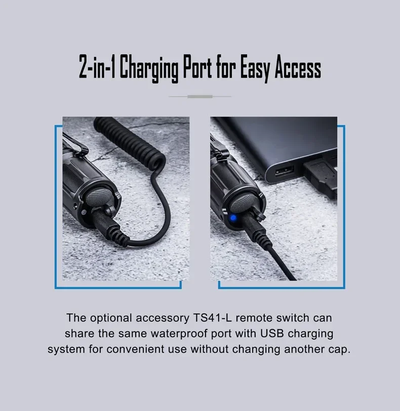 Tactical Flashlights 1100m  Long Range White  Torch NEXTORCH T7L 18650 Battery Rechargeable Waterproof for Tactical