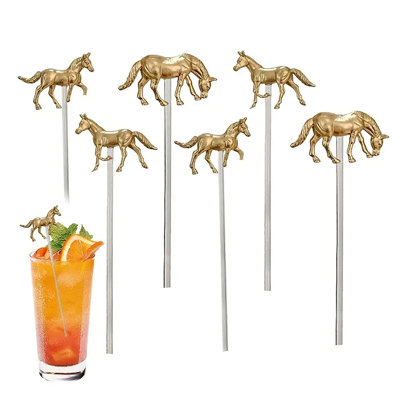 Kentucky Derby Horse Drink Stirrers Horse Drink Stirrers Kentucky Derby Decorations Kentucky Derby Party Supplies Swizzle Sticks