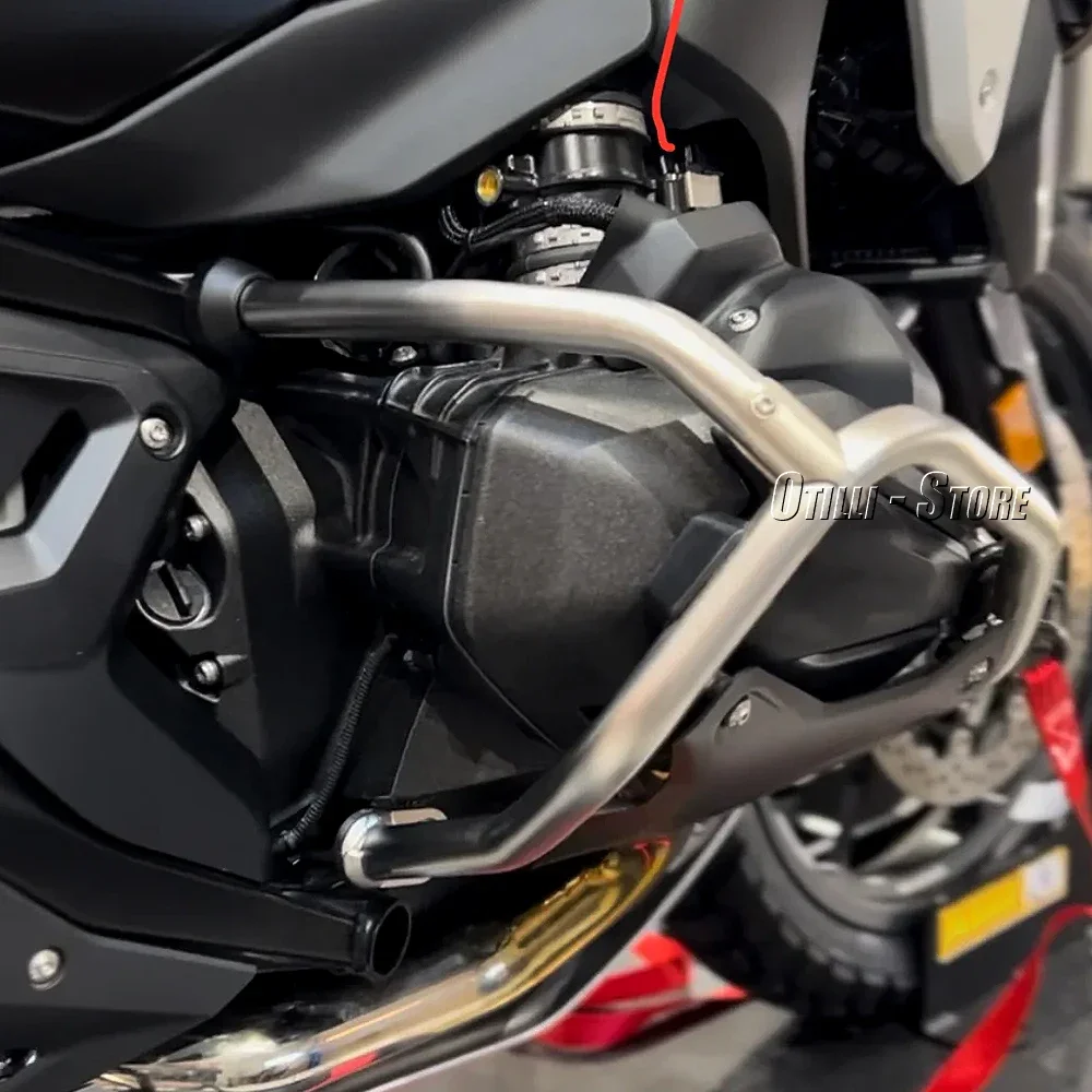 For BMW R1300GS GS1300 R 1300 GS 2023- Motorcycle Engine Crash Bar Reinforcing Strut Crash Bar Protect Original Cylinder Guard