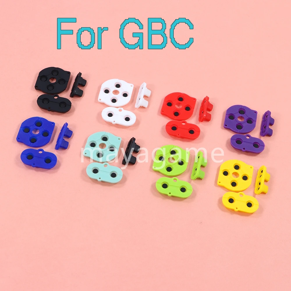 30sets For GBC Replacement Silicon Conductive Adhesive Buttons Rubber Pads Repair