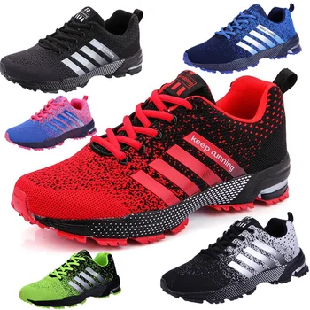 New large size men's casual sports shoes fashion thick soles easily breathable men's sneakers comfortable running men's shoes