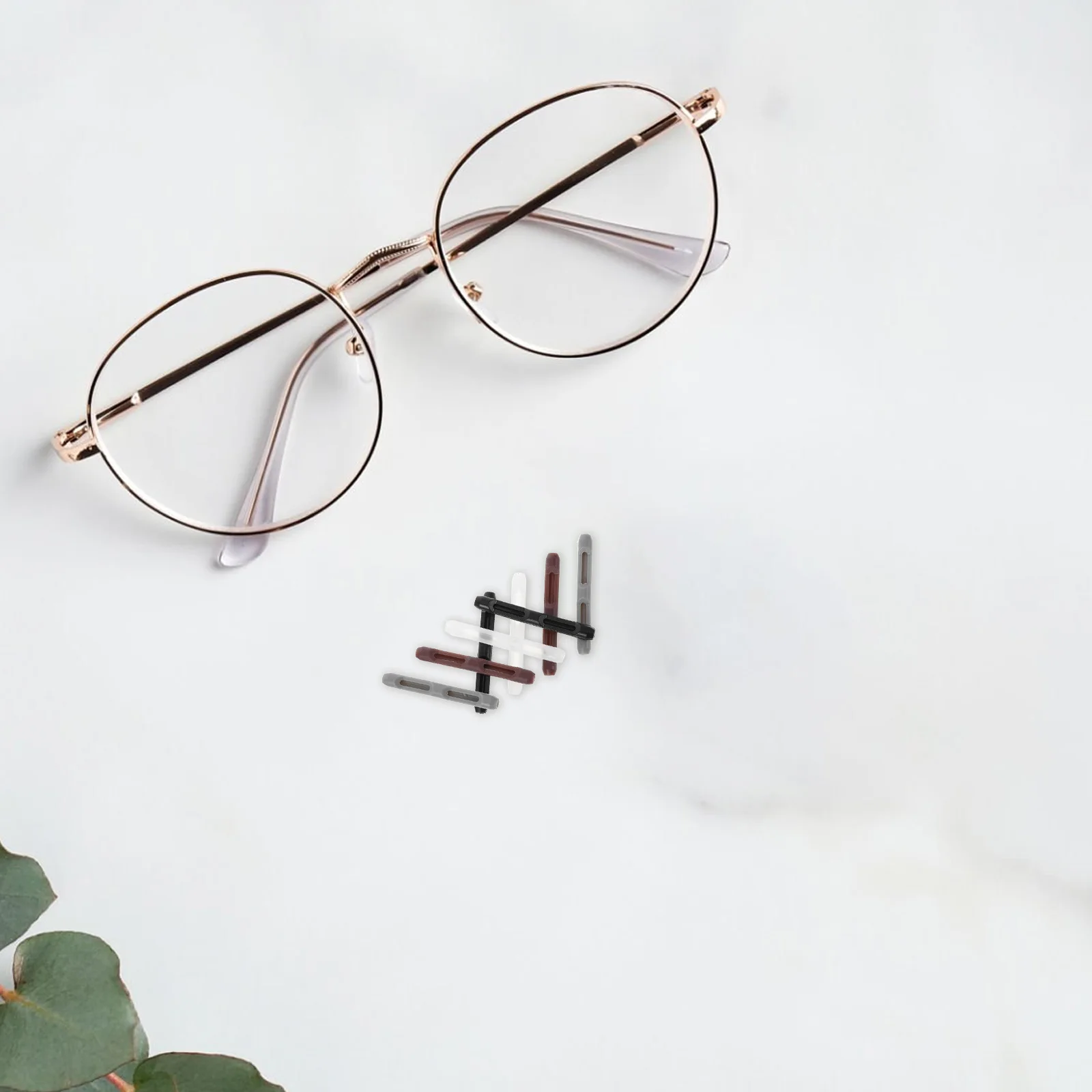 4Pairs Eyeglass Temple Tips Silicone Anti-Slip Comfortable Fit Universal Replacement Sleeves for Sunglasses Eyewear Protection