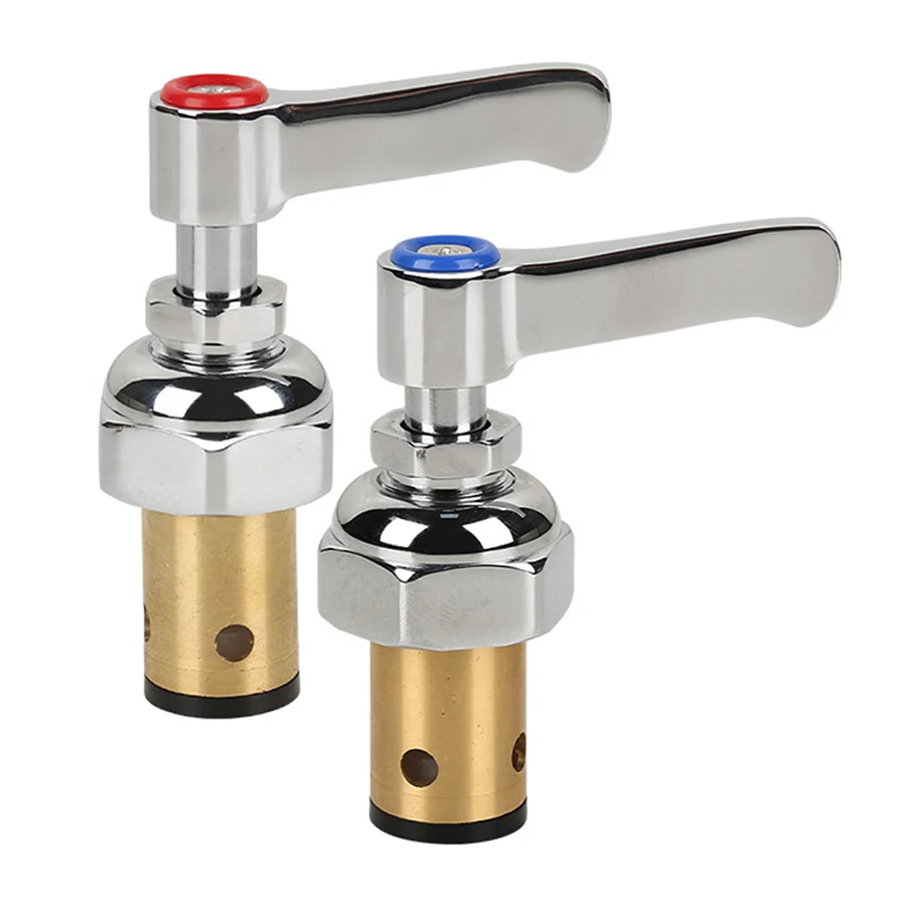 Brass Lever Handle for T&S Brass 002713 40 Eterna Spindle Assembly Seamless Water Flow and Temperature Control