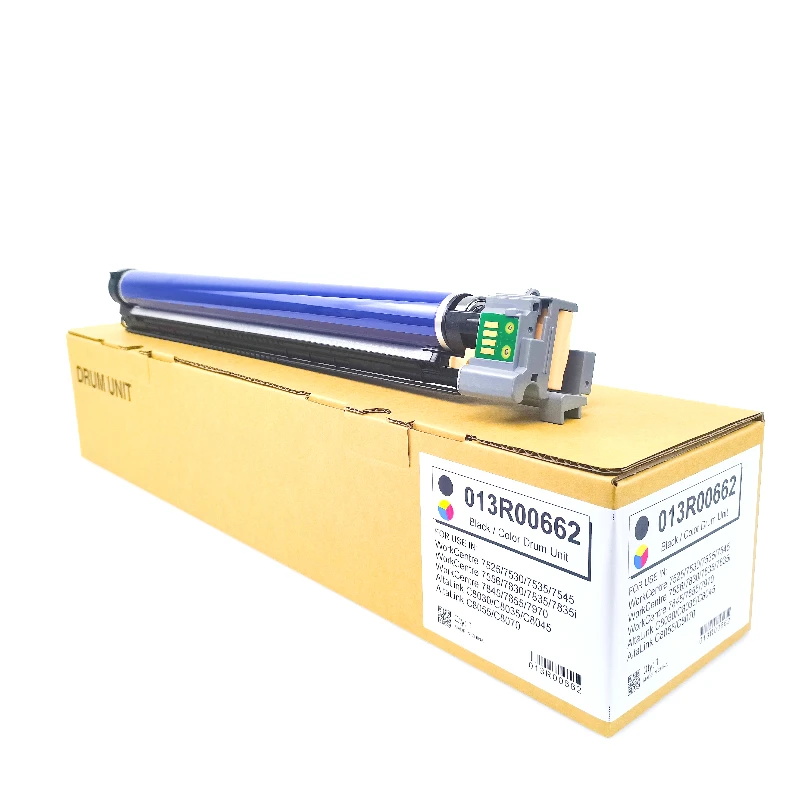 

1X барабанный блок WC7530 013R00662 для Xerox WorkCentre 7525 7530 7535 7545 7556 7830 7835 7845 7855 WC7525 WC7535 картридж комплекта барабанов