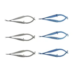 8.5cm Stainless Steel Titanium Scissors Micro Instruments Ophthalmic Instruments Venus Scissors Micro Scissors Eyelid Tools