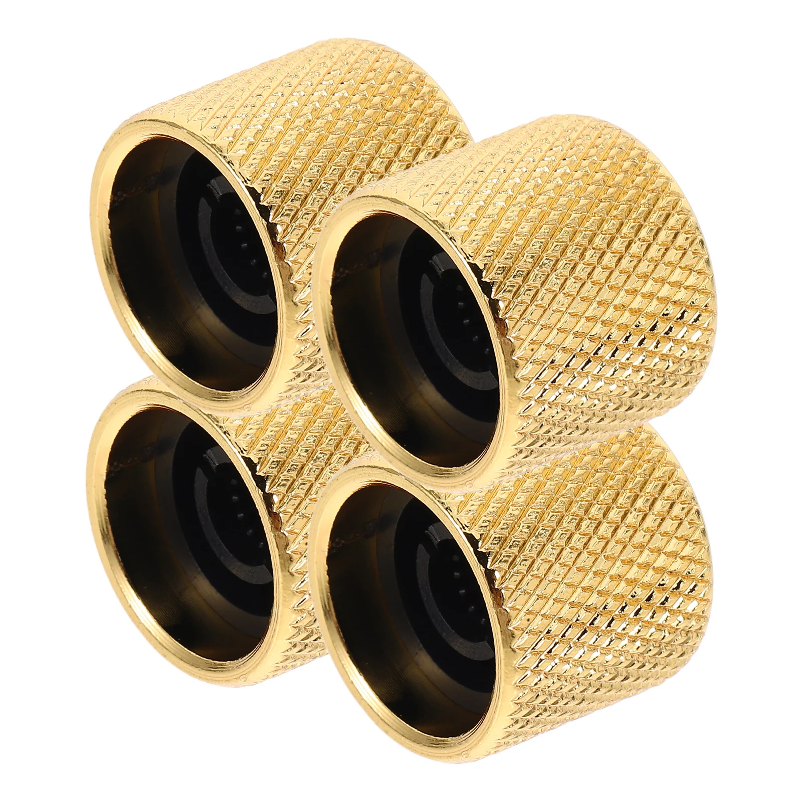 

4PCS Electric Guitar Accessories Metal Dome Knobs Volume Tone Control Vintage Style Suitable Various Brands Electric
