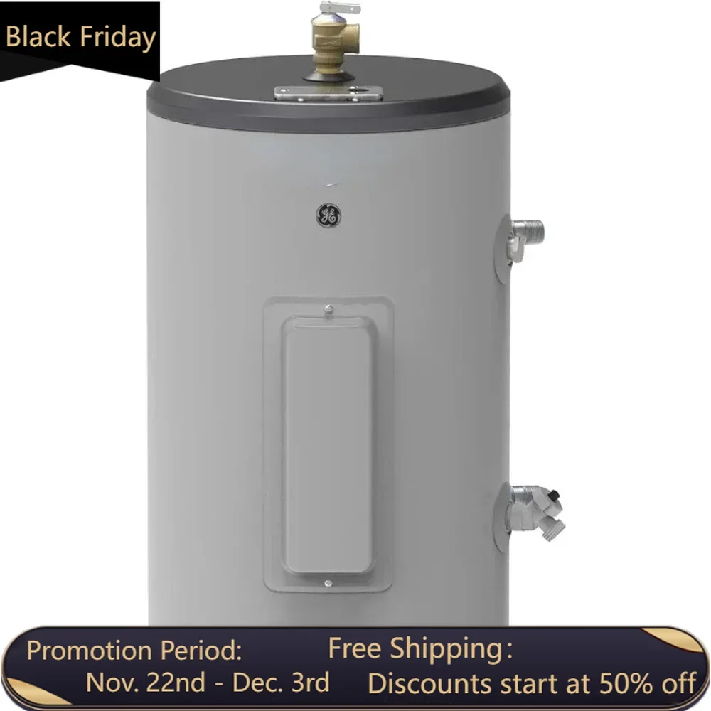 

Kitchen Water Heater Electric Water Heater with Adjustable Thermostat & Drain Valve | 10 Gallon | 120 Volt | Stainless Steel,