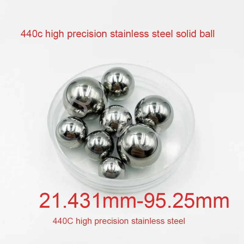 G10 440c High Precision Bearing Stainless Steel Ball Slingshot Ammunition 21.431mm-95.25mm Solid Steel Ball