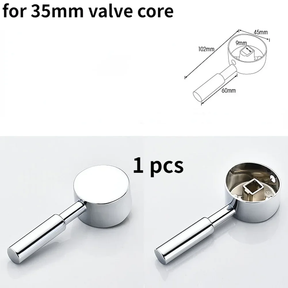 Replacement Single Lever Shower Mixer Handle for 40mm Cartridge Compatible with Standard Bathroom and Kitchen Faucets