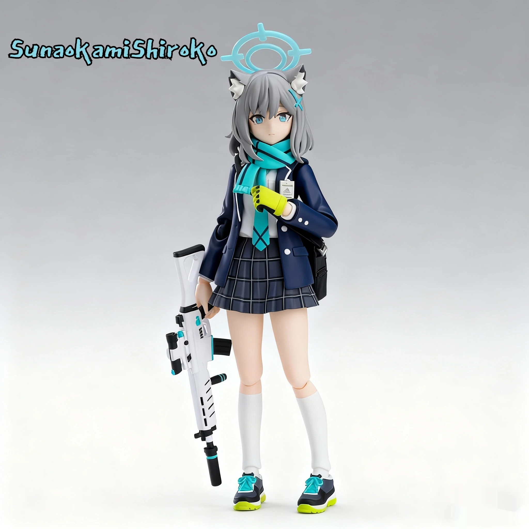 Pixiv الأزرق الأرشيف Figma 567 SunaōKamishiroko لعبة أنيمي المشتركة المنقولة دمية سطح المكتب الديكور عمل أرقام الصبي لعبة هدية