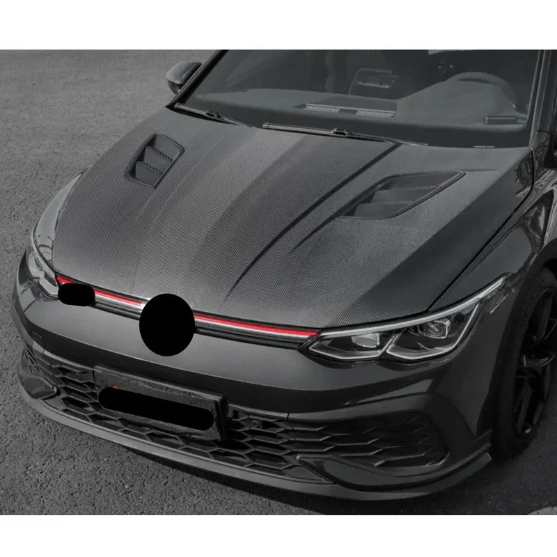 طقم هيكل غطاء المحرك من ألياف الكربون لملحقات السيارة المحدثة لشركة فولكس فاجن 8 GTI Rline Pro #5