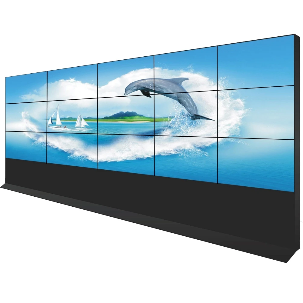 

65-Inch Indoor 4K Resolution Advertising Video Wall Panel 3X3 4X4 LCD Splicing Screen For Airport & Shopping Mall Events