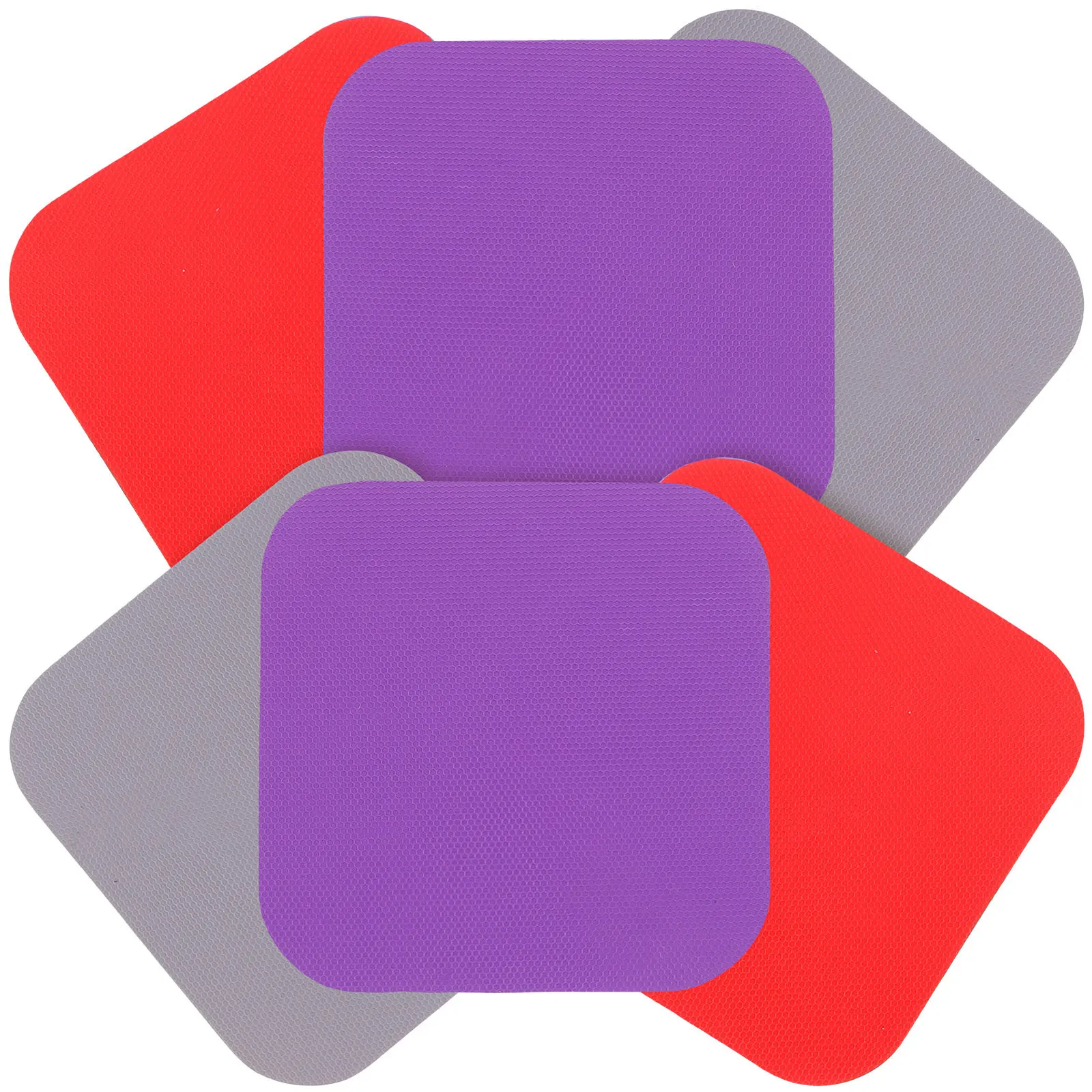 6Pcs Jar Gripper Pads Rubber Opener Grip Mat Bottle Opener Gripper Pads Non-Slip Kitchen Jar Lid Colored Bottle Opening Tools