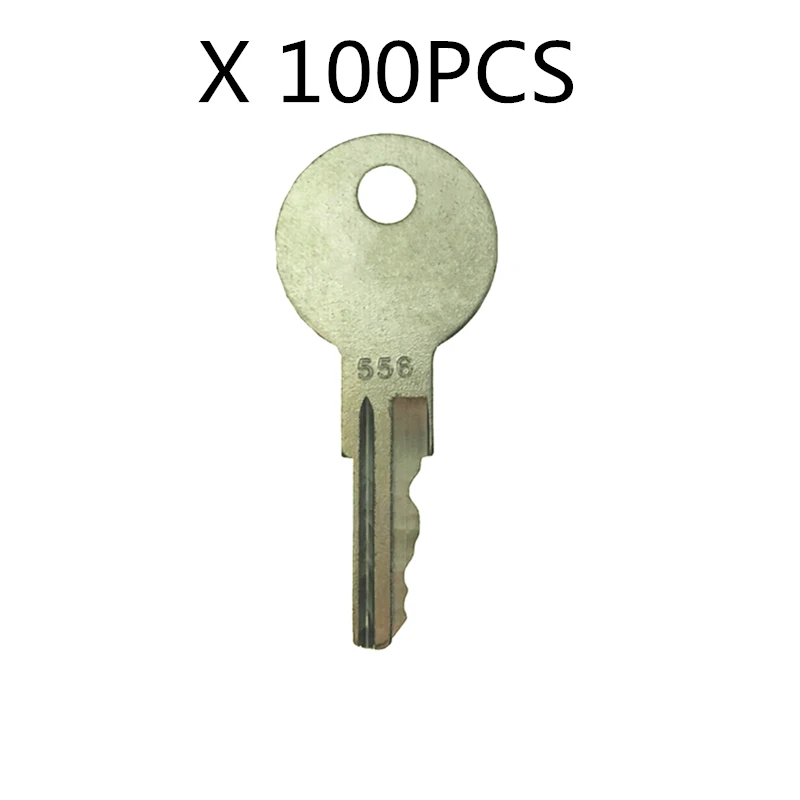 100 Pcs 556 Key For Ford New Holland Gradall Hyster Lull Yale Forklift Ignition Keys PK556